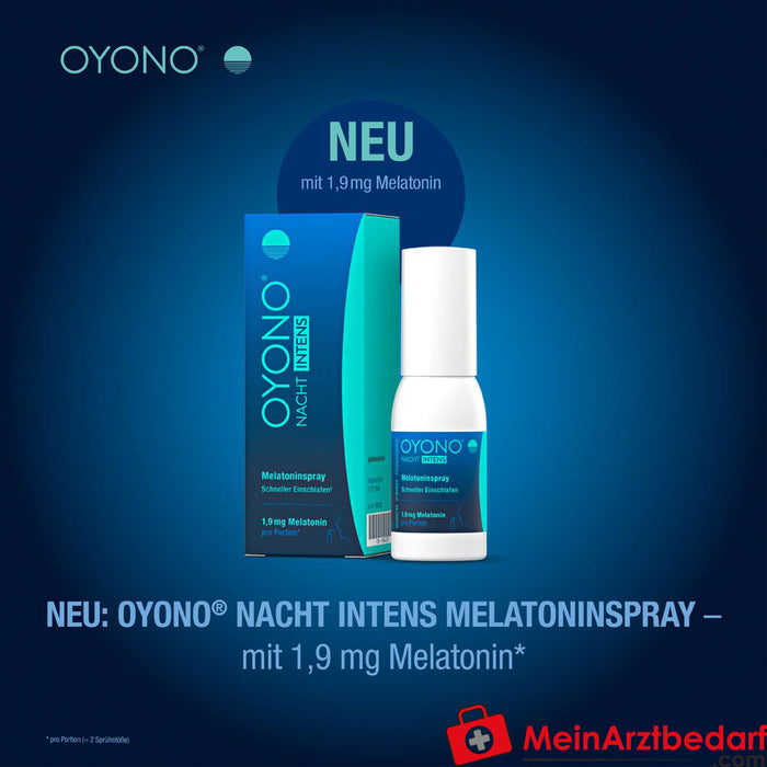 OYONO® NACHT INTENS 褪黑素喷雾 - 1.9 毫克褪黑素