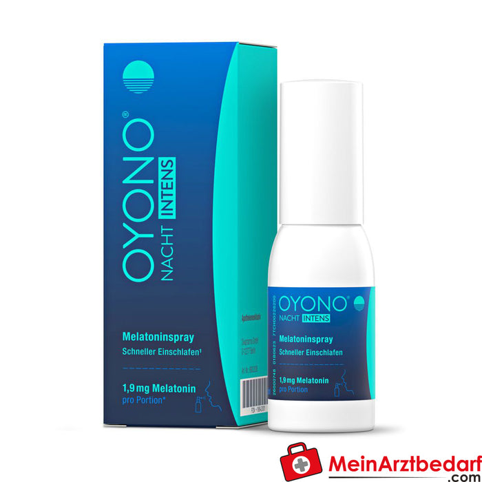 Spray de melatonina OYONO® NACHT INTENS - 1,9 mg de melatonina