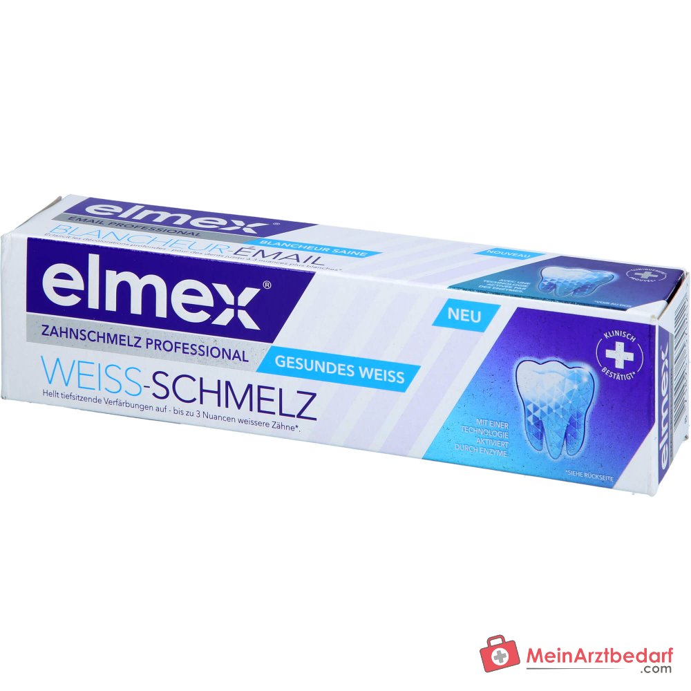 Elmex Zahnschmelz Professional Weiss-Schmelz Zahnpasta, 75 ml.