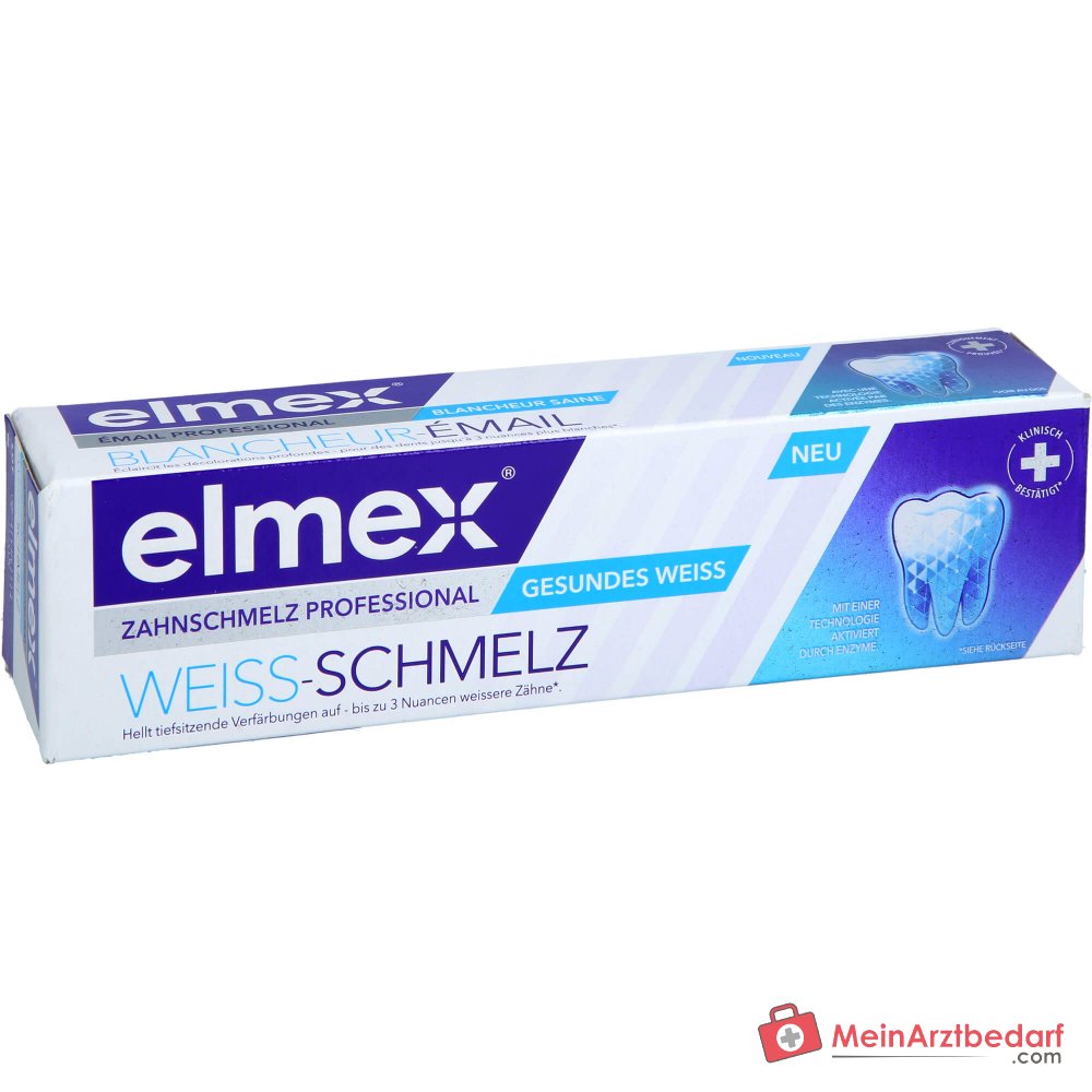 Elmex Zahnschmelz Professional Weiss-Schmelz Zahnpasta, 75 ml.
