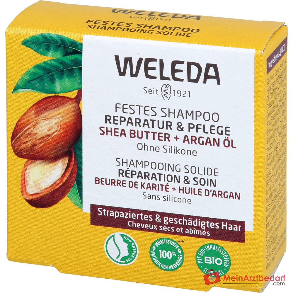 Weleda Festes Shampoo Reparatur & Pflege, 50 g