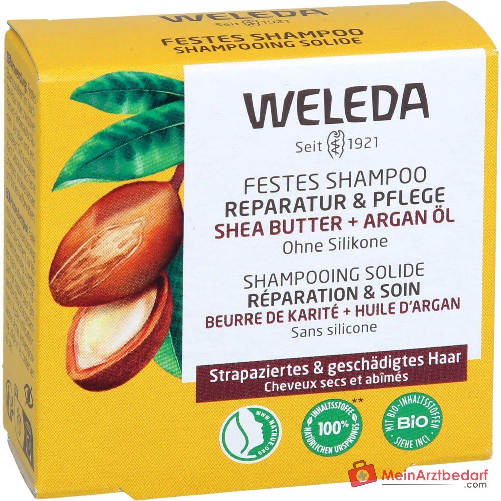 Weleda Festes Shampoo Reparatur & Pflege, 50 g