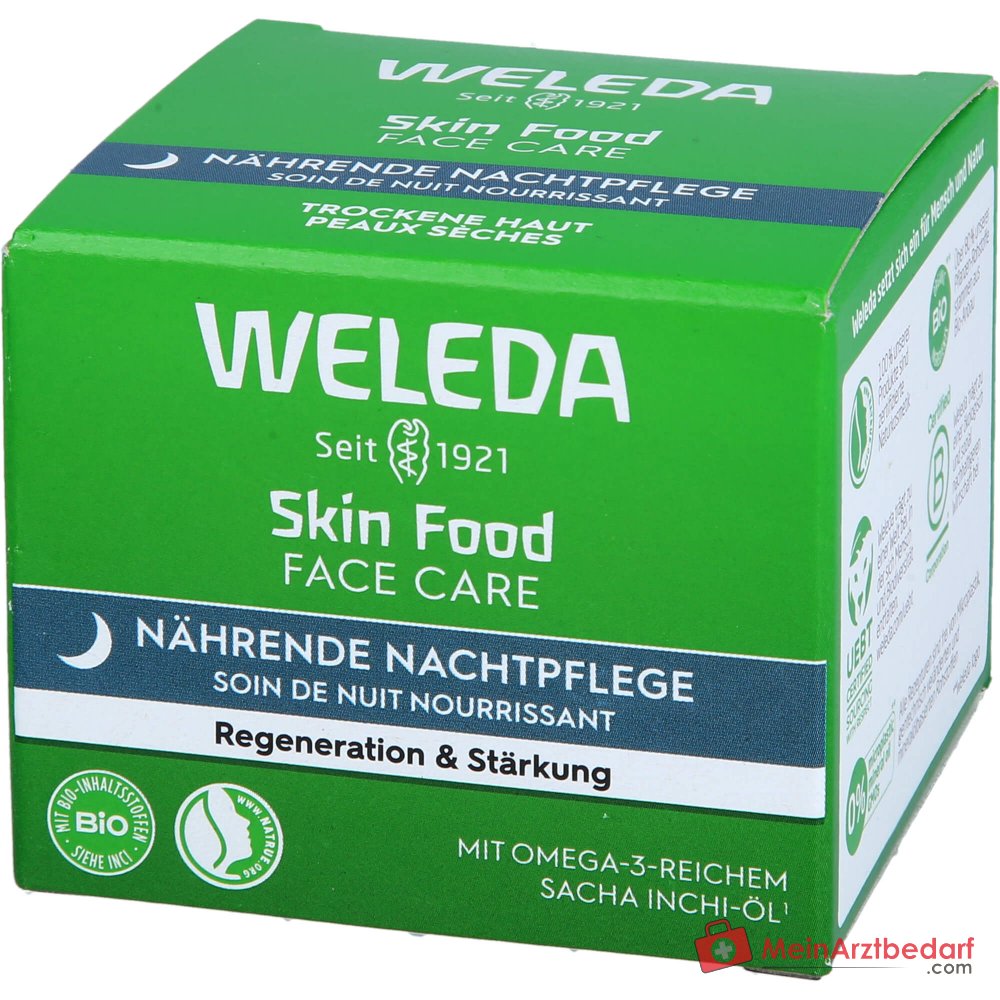 Weleda Skin Food Nährende Nachtpflege Gesichtscreme, 40 ml