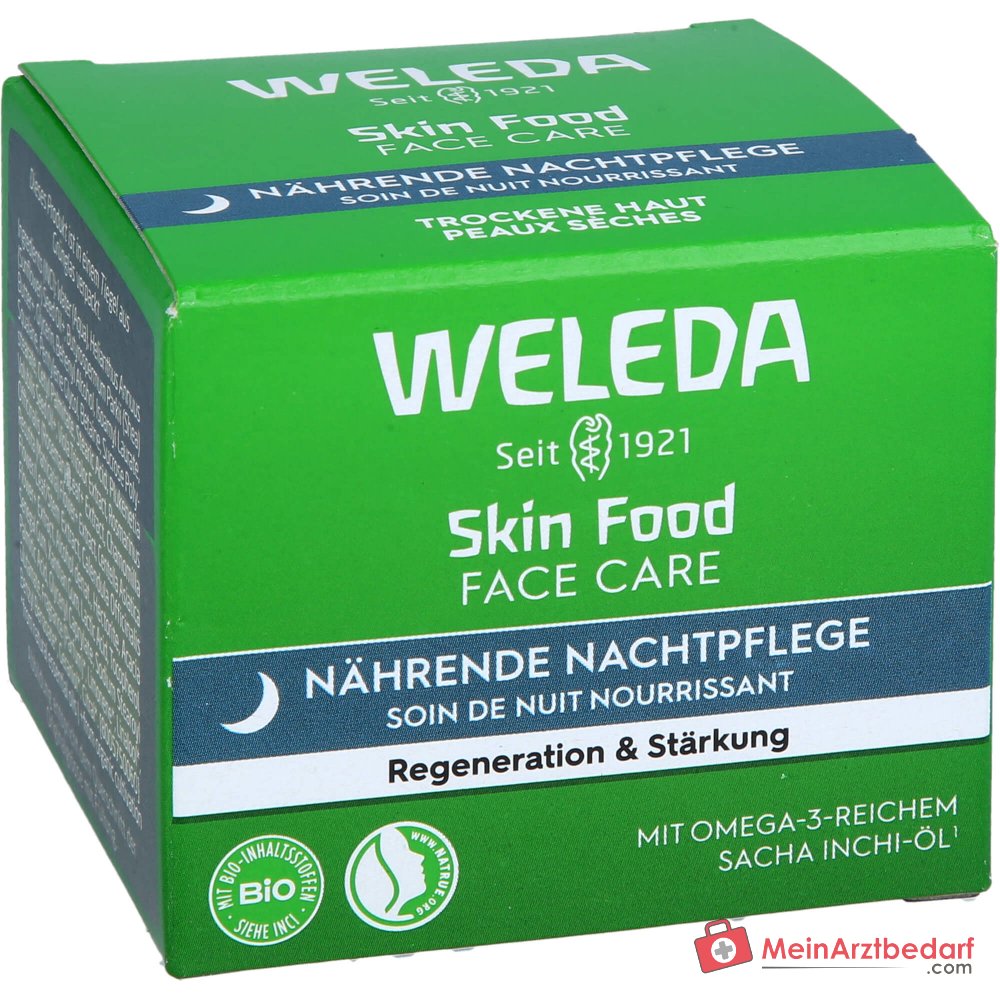 Weleda Skin Food Nährende Nachtpflege Gesichtscreme, 40 ml