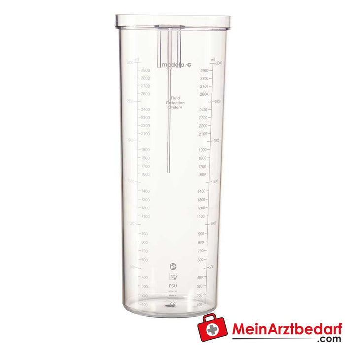 Dräger Medela septic fluid jar for surgical aspirators and accessories