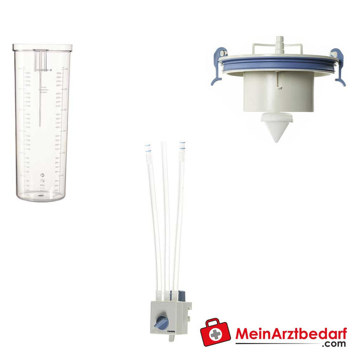 Dräger Medela septic fluid jar for surgical aspirators and accessories