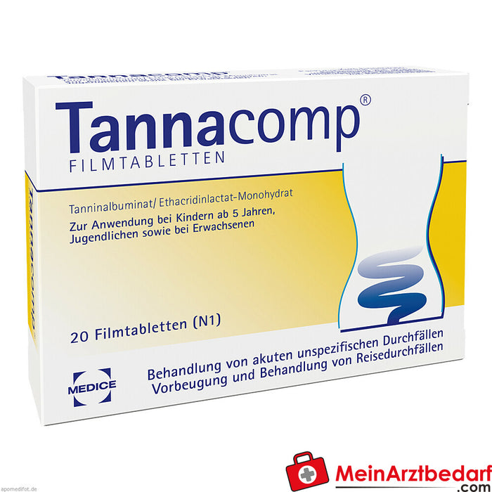 Tannacomp 500mg/50mg compresse rivestite con film