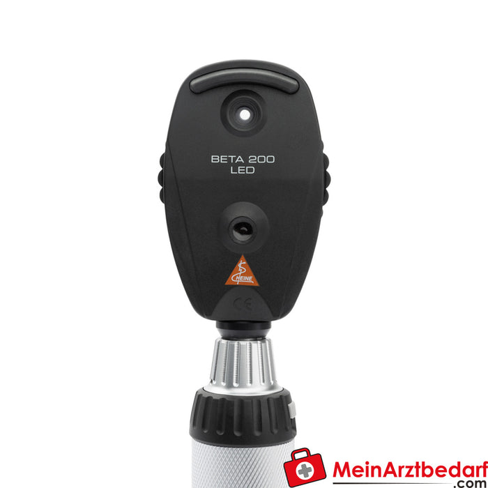 HEINE BETA Kit LED - Ophtalmoscope BETA 200 + BETA 400 F.O. Otoscope + 2x BETA4 NT Poignée rechargeable + NT4 Chargeur de table