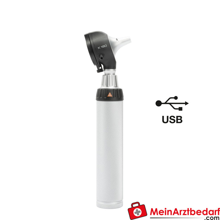 HEINE K180 F.O. Otoscope - USB charging handle