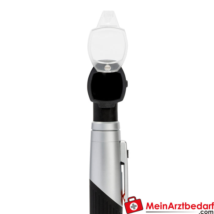 HEINE mini 3000 LED F.O. Otoscope, poignée à piles