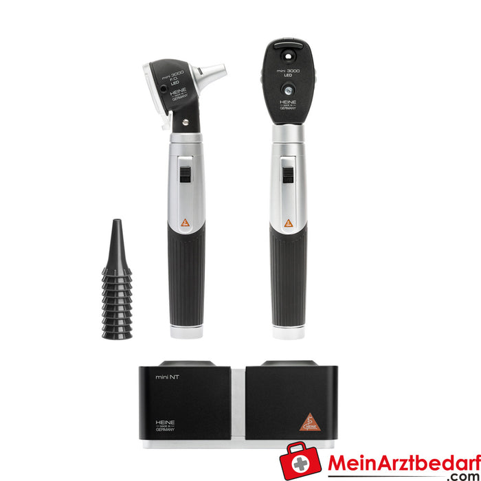 Heine mini 3000 otoscope & ophthalmoscope set