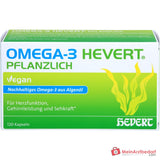 Hevert Omega-3 cápsulas blandas vegetales veganas, 120 uds.