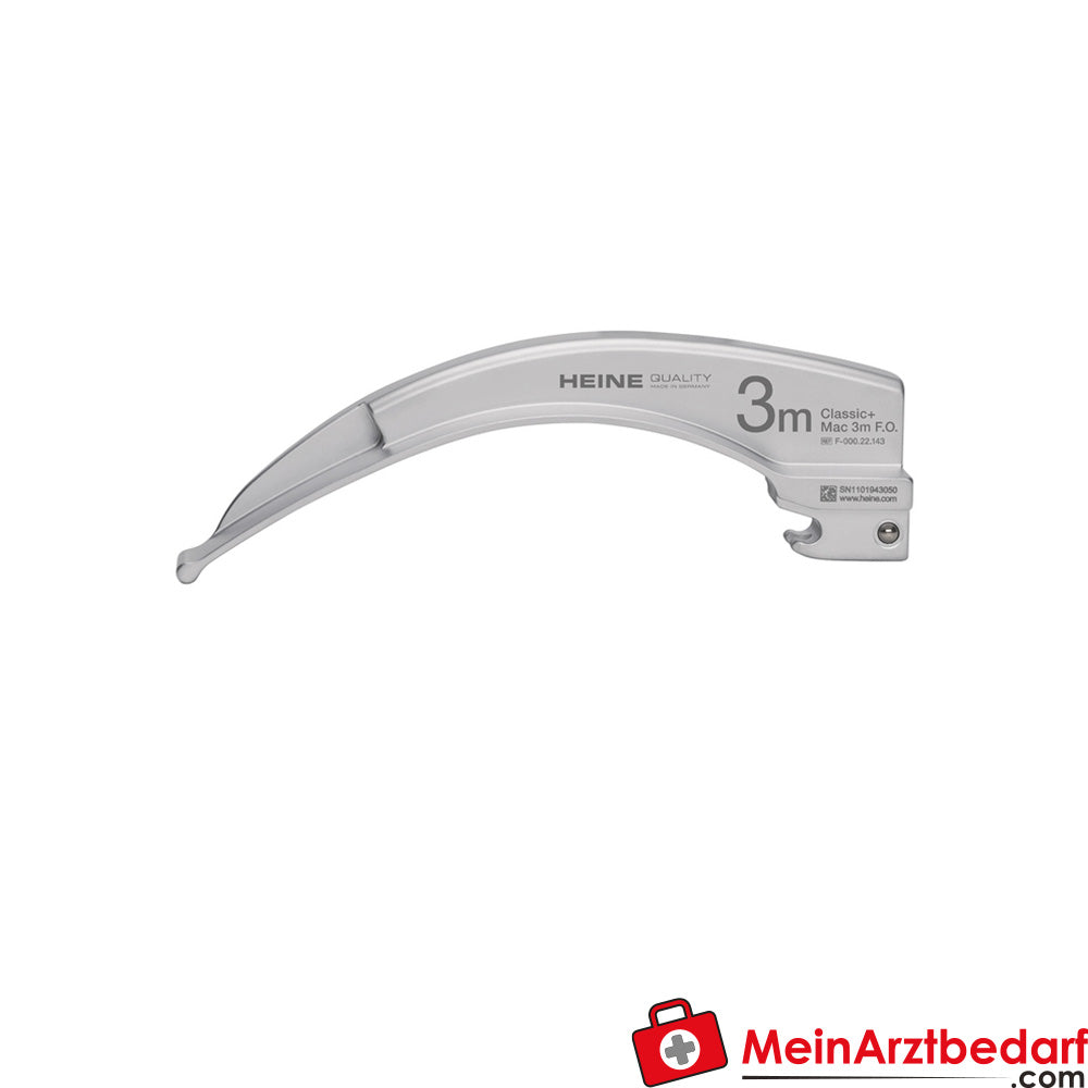 HEINE Classic+ Fiber Optik (F.O.) Spatel nach Macintosh.