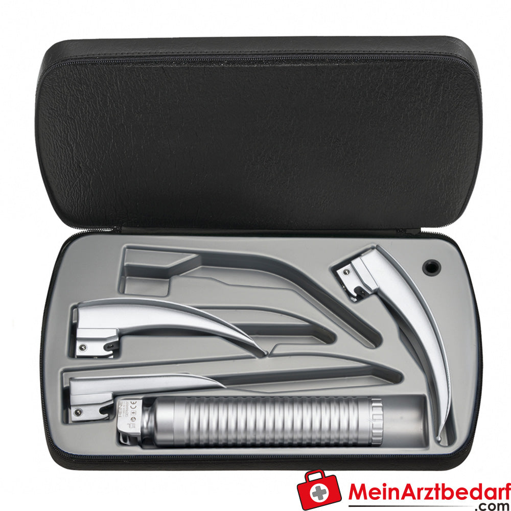 HEINE Classic+ Macintosh F.O. Spatule LED Set smoothSURFACE ISO 7376 réutilisable