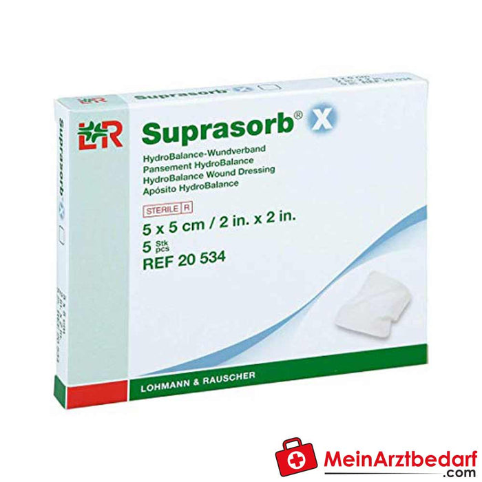 Apósito para heridas L&R Suprasorb X HydroBalance, 5 uds.