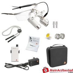 HEINE LoupeLight2 Set - HRP 4x Binokularlupe 340mm + S-FRAME + mPack mini.