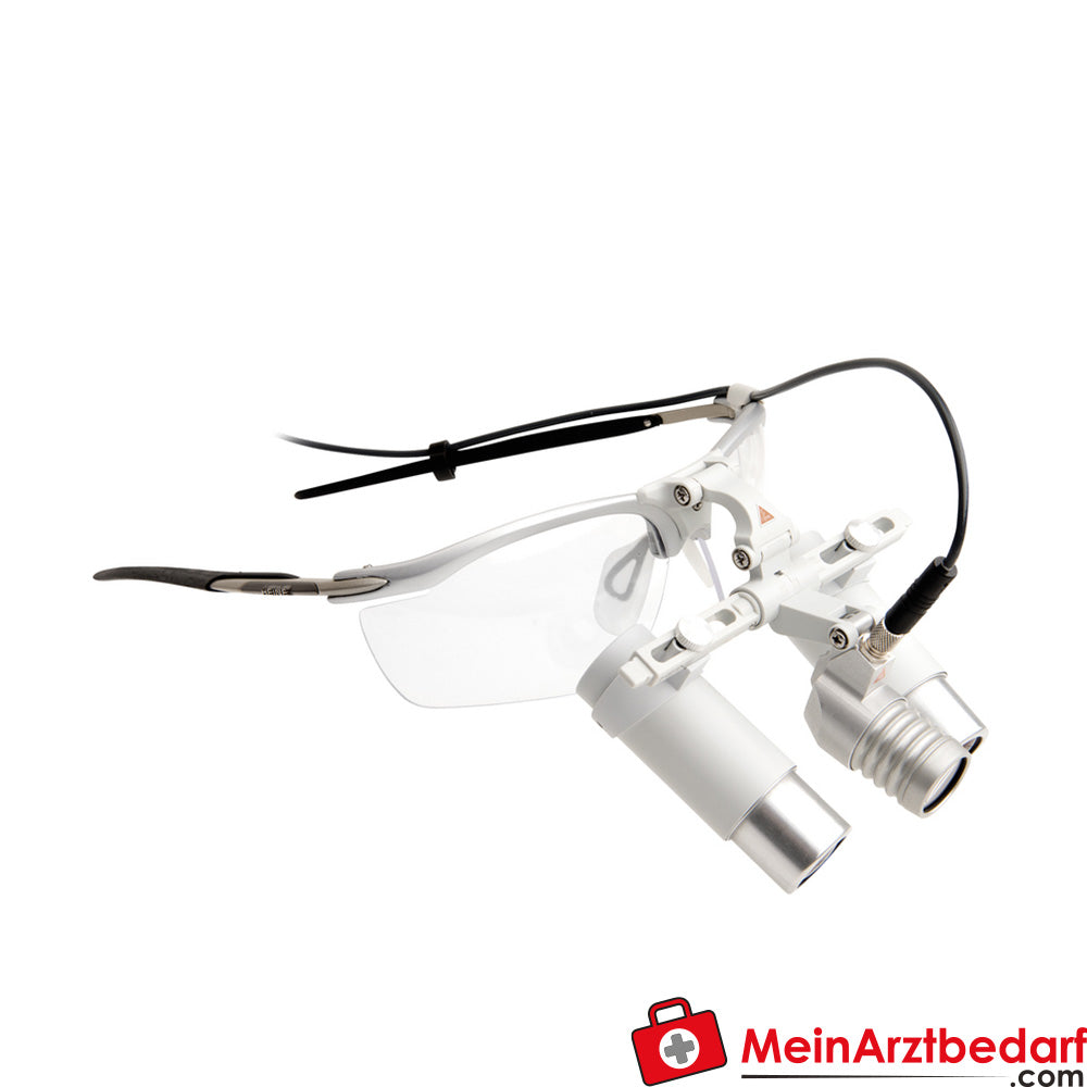 HEINE LoupeLight2 Set - HRP 6x Binokularlupe 340mm + S-FRAME + mPack mini.