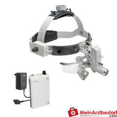 HEINE ML4 LED HEADLIGHT MIT HR / HRP BINOKULARLUPEN 2.5x/520mm.