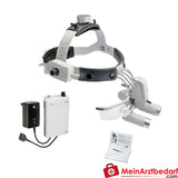 HEINE ML4 LED HEADLIGHT MIT HR / HRP BINOKULARLUPEN 4x/340mm.