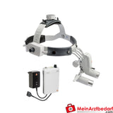 HEINE ML4 LED HEADLIGHT MIT HR / HRP BINOKULARLUPEN 6x/340mm.