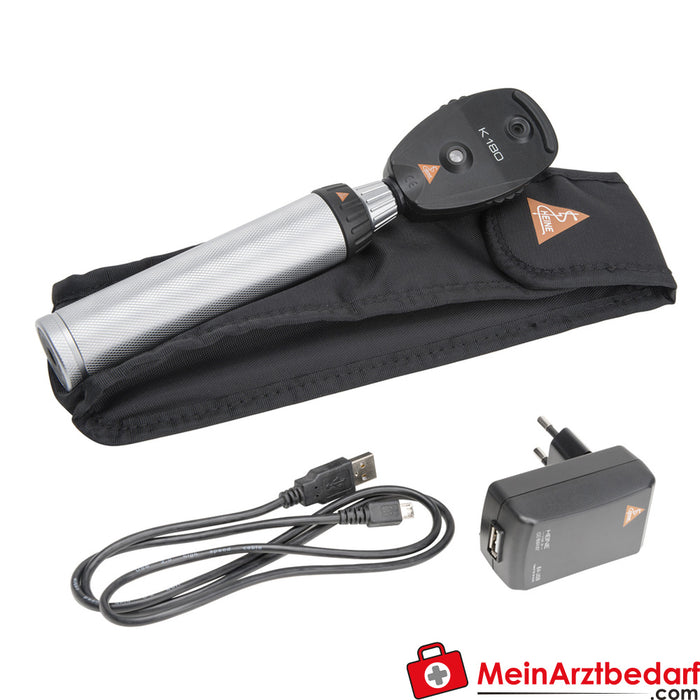 HEINE K180 Ophthalmoscope XHL, USB charging handle