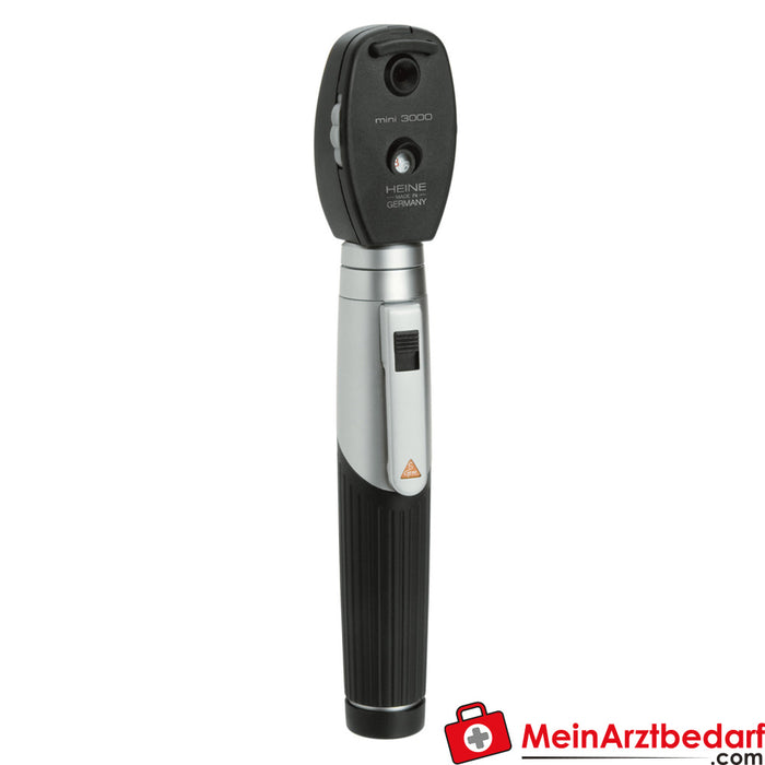 Heine mini 3000 LED ophthalmoscope, battery handle + batteries