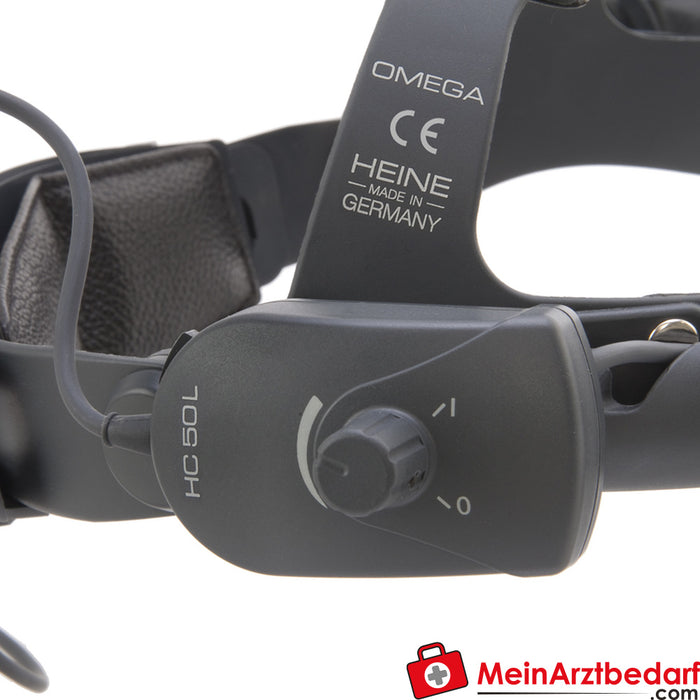 Oftalmoscopio binocular indirecto HEINE Omega 500 LED, funcionamiento en red