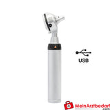 HEINE BETA 200 LED F.O. Otoscope with charging handle, USB cable and plug-in power supply unit