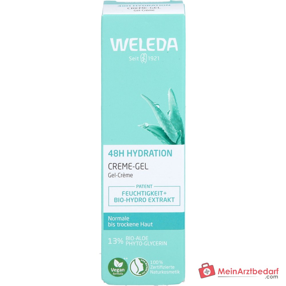 Weleda Crème-Gel Hydratation 48H, 30 ml