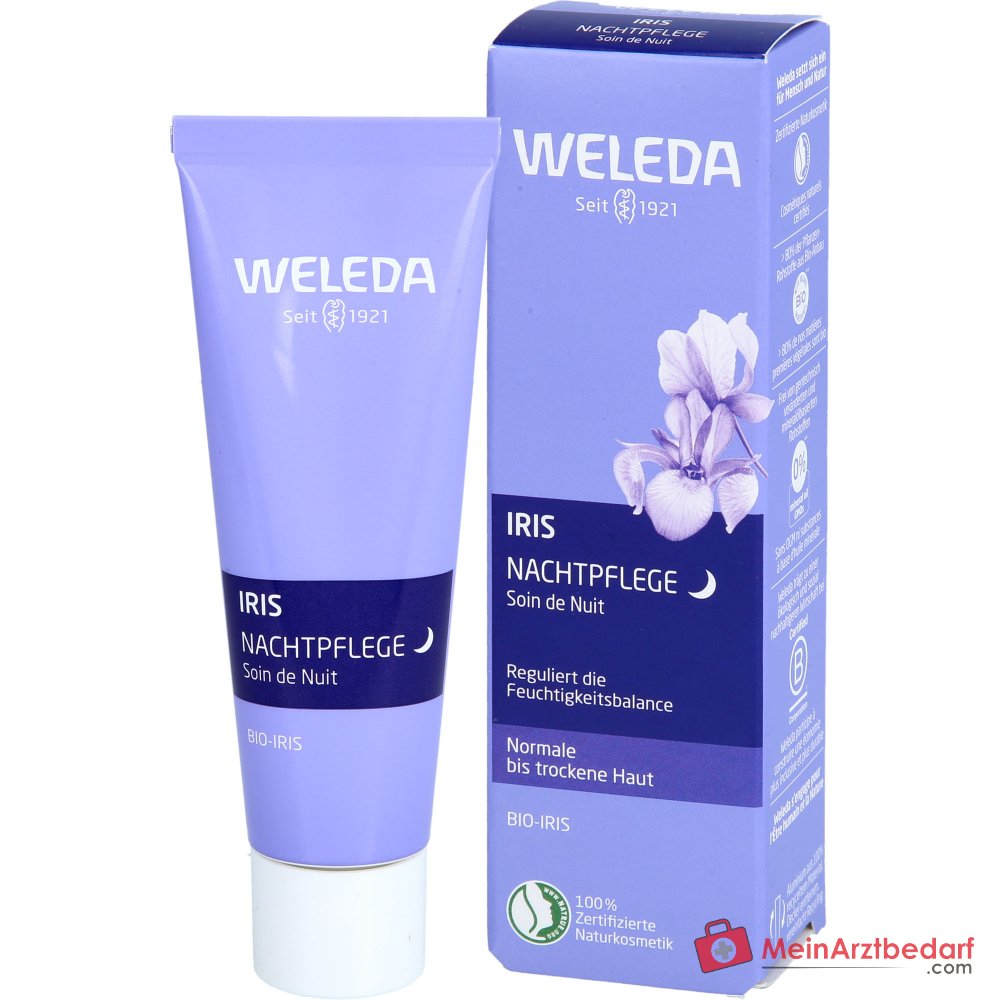 Weleda Iris Nachtpflege Creme, 30 ml