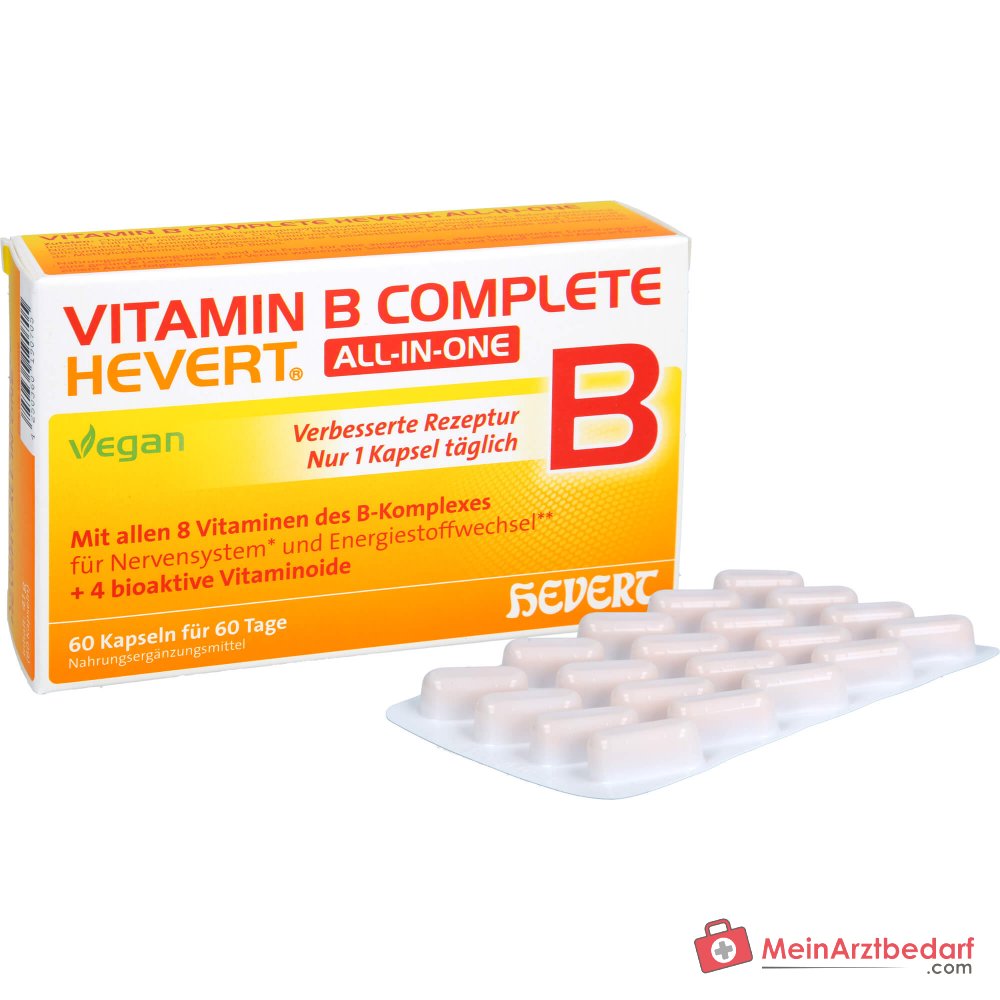 Hevert Vitamin B Complete All-in-One Kapseln, 60 St.