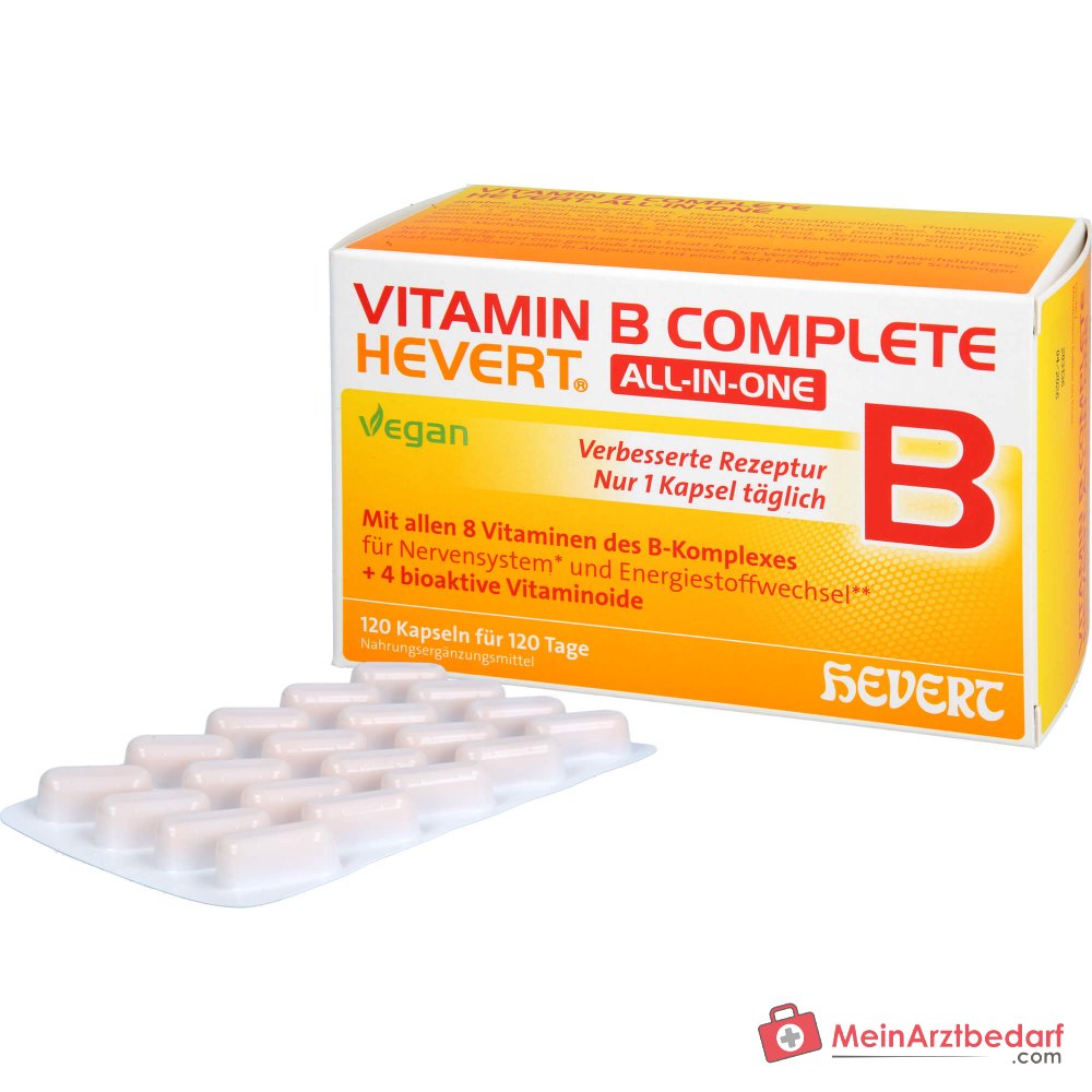 Hevert Witamina B Komplet All-in-One Kapsułki, 120 szt.