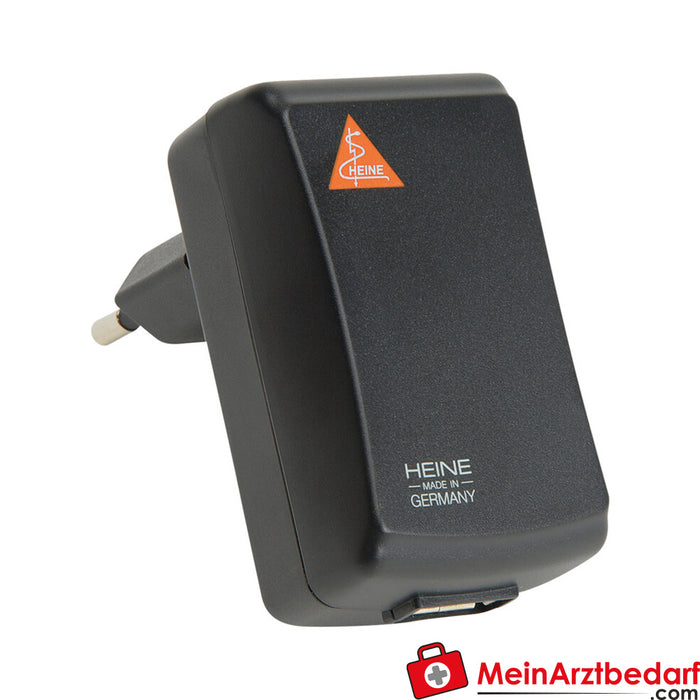 HEINE E4-USB MED, USB kablosu için yetkili fişli güç kaynağı