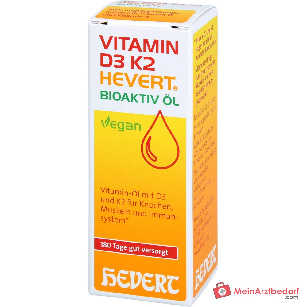 Hevert Vitamin D3 K2 Bioaktiv Öl, 20 ml
