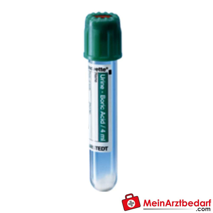 Sarstedt V-Monovette® urine, acide borique 4 ml