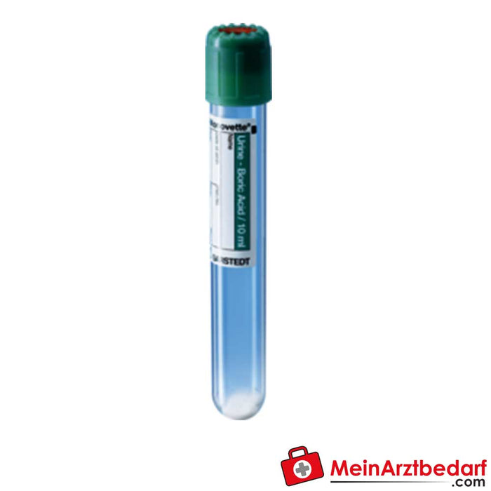 V-Monovette® urine, acide borique 10 ml, 50 pcs.