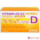 Hevert Vitamin D3 K2 Kapseln 1000 IE, 120 St.