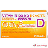 Hevert Vitamin D3 K2 Kapseln, 60 St.