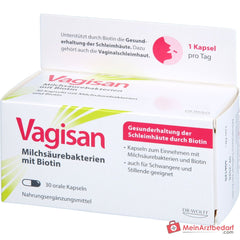 Vagisan Milchsäurebakterien mit Biotin Kapseln, 30 St..