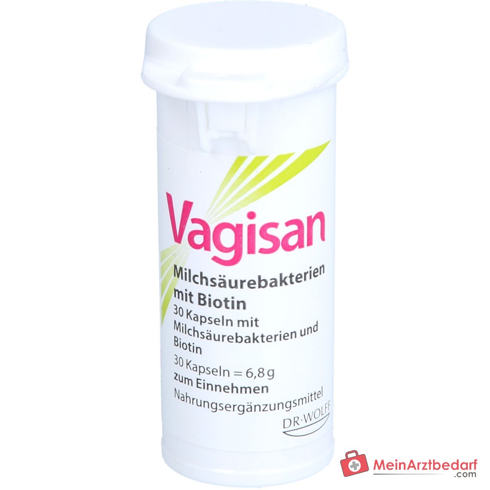 Vagisan Milchsäurebakterien mit Biotin Kapseln, 30 St..