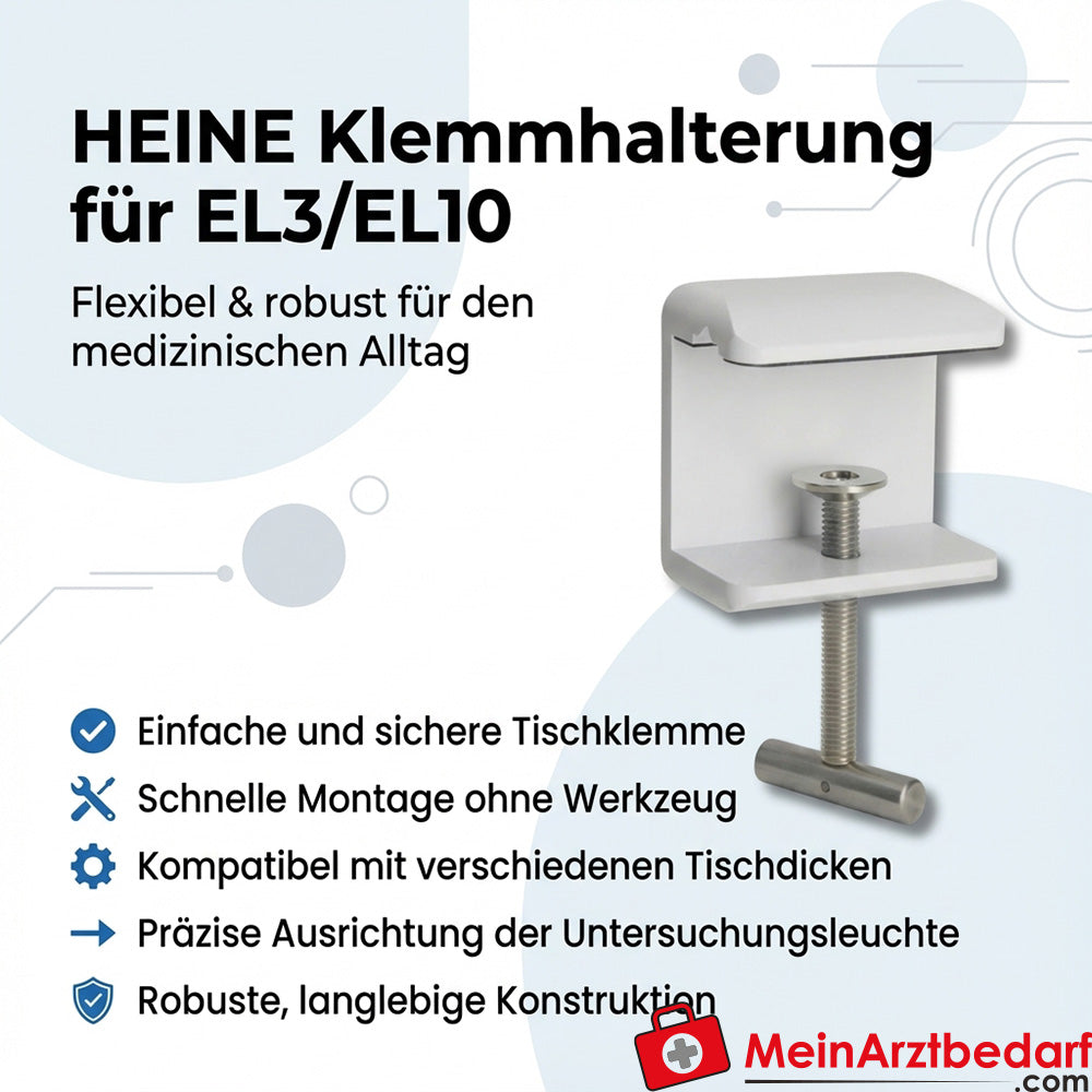 Heine Clamp Mount Table Mount for EL3/EL10 LED Examination Light