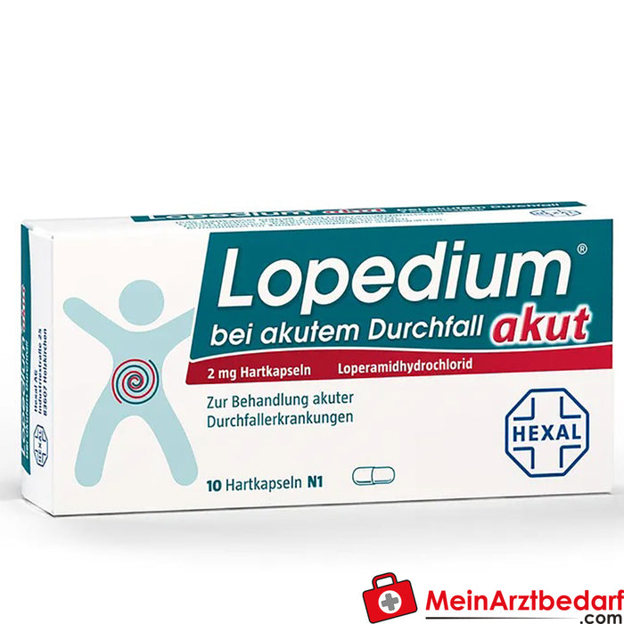 Akut ishal için Lopedium acute