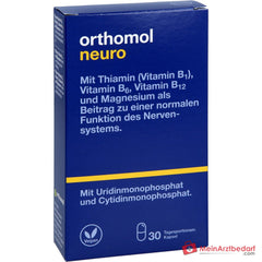 Orthomol Neuro Kapseln mit B-Vitaminen und Magnesium, 30 St..