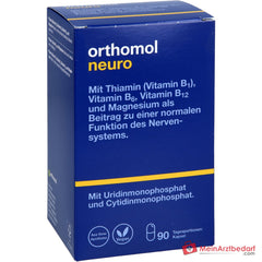 Orthomol Neuro Kapseln mit B-Vitaminen und Magnesium, 90 St..