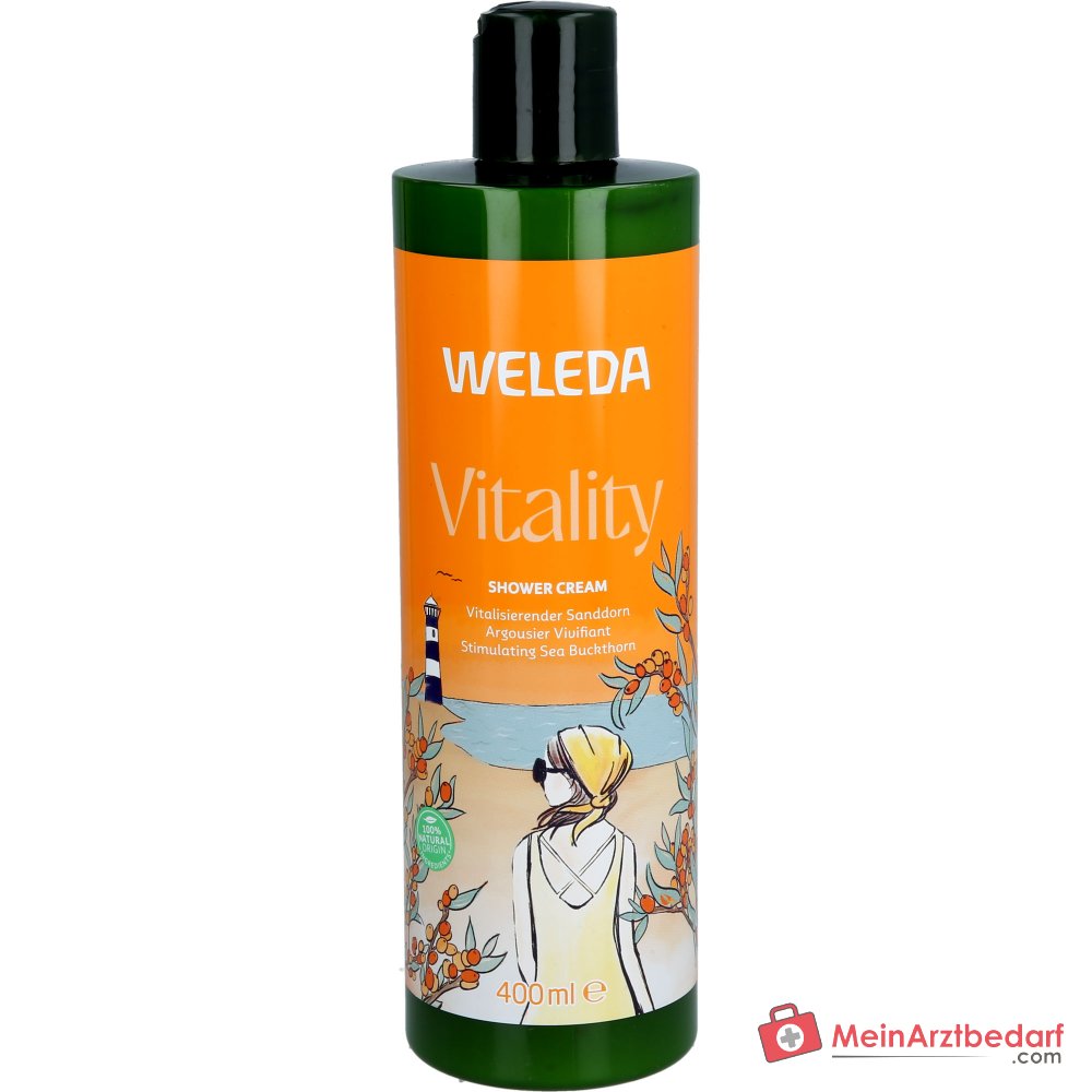 Weleda Crema de Ducha Vitalizante de Espino Amarillo, 400 ml