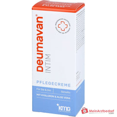 Deumavan Intim Pflegecreme Hyaluron / Aloe Vera / Mandelöl Creme, 50 ml.