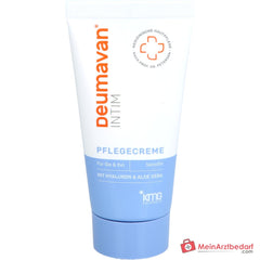 Deumavan Intim Pflegecreme Hyaluron / Aloe Vera / Mandelöl Creme, 50 ml.