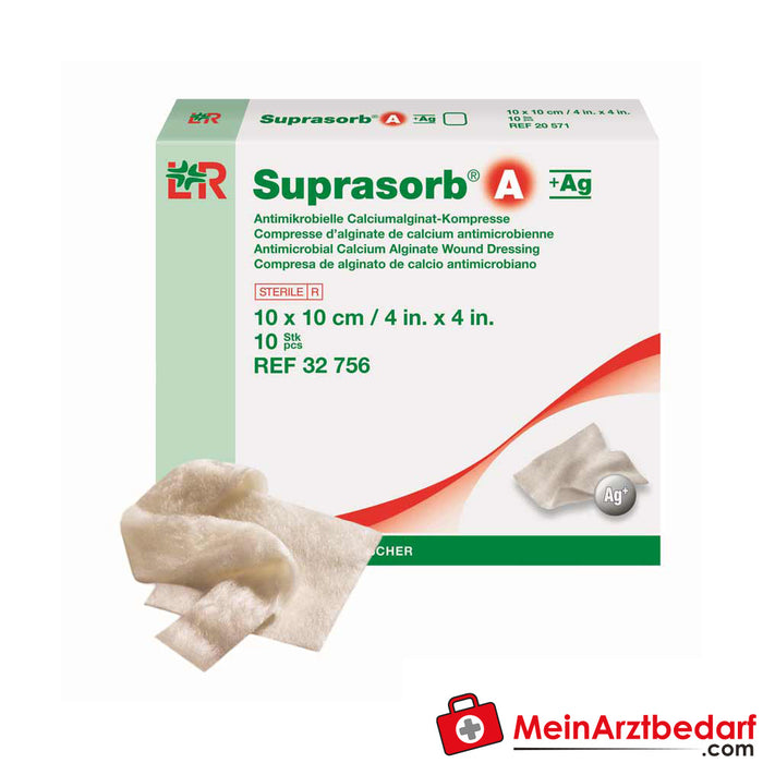 L&R Suprasorb A+AG Antimicrobieel calciumalginaat verband