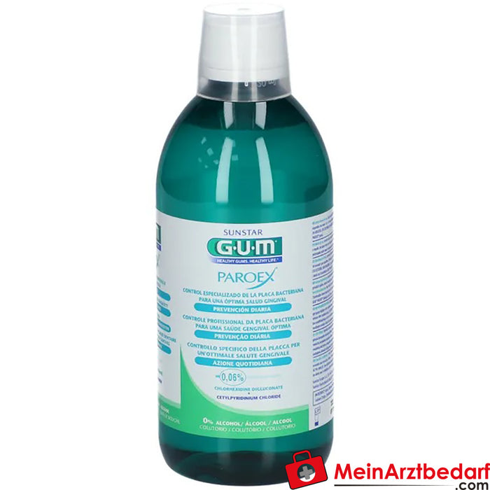GUM® Paroex 漱口水 0.06%，500 毫升