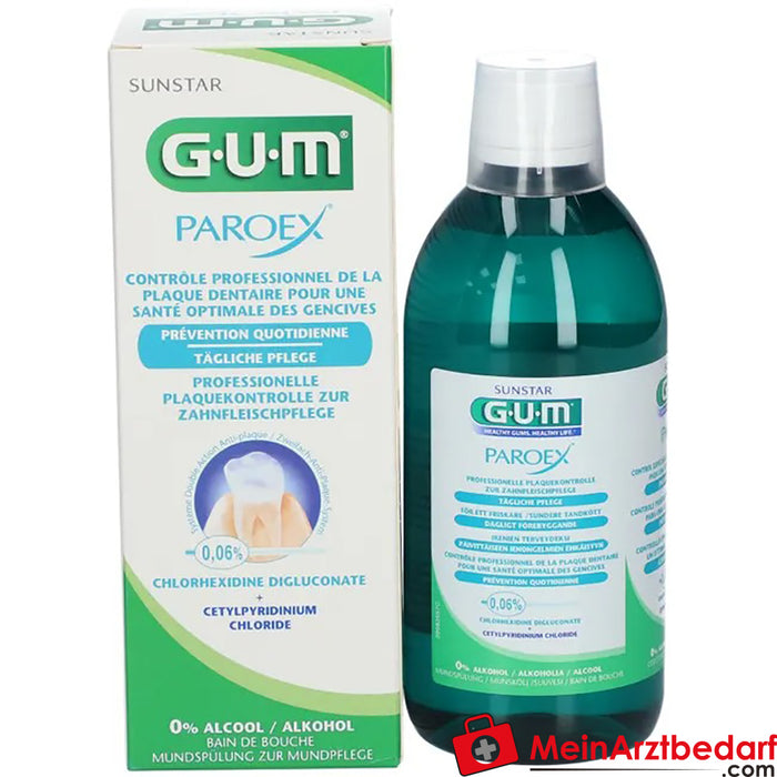 Bain de bouche GUM® Paroex 0,06 %, 500ml